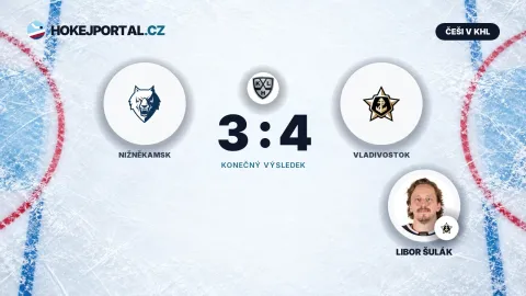 Nižněkamsk – Vladivostok 3:4 (KHL), Libor Šulák